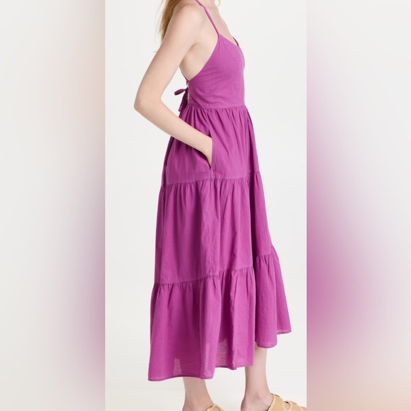 NWT Xirena Owyn Dress Purple Wine Size Large - Picture 2 of 9